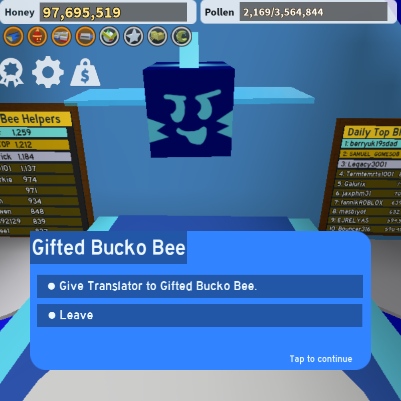 Discuss Everything About Bee Swarm Simulator Wiki Fandom - roblox bee swarm simulator gifted bucko bee quest