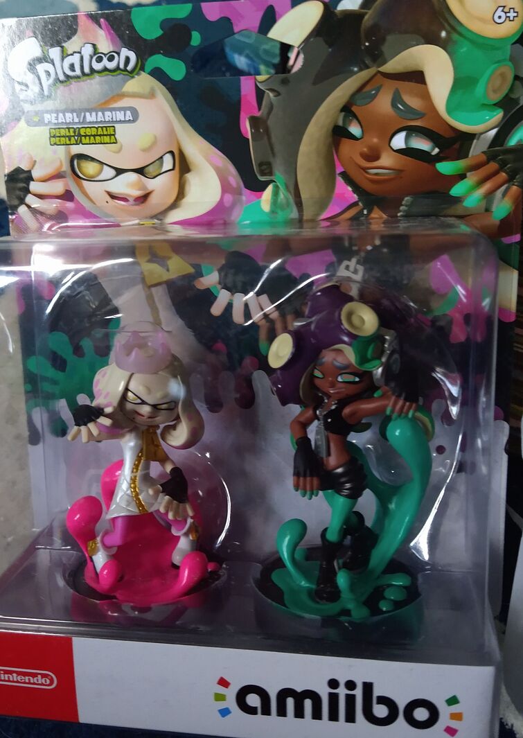 Nintendo Splatoon Amiibo Pearl and Marina Off the Hook Set of 2
