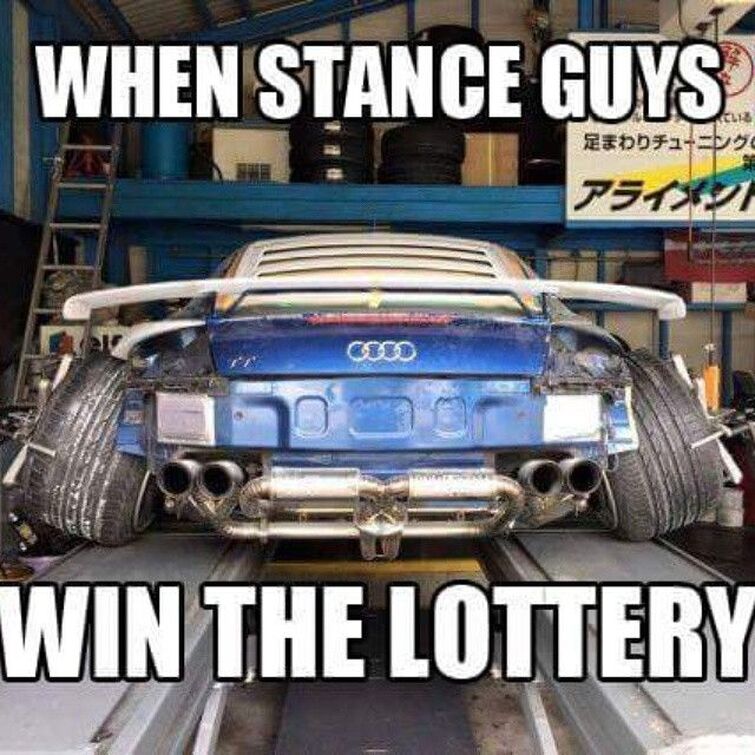 stanced car memes