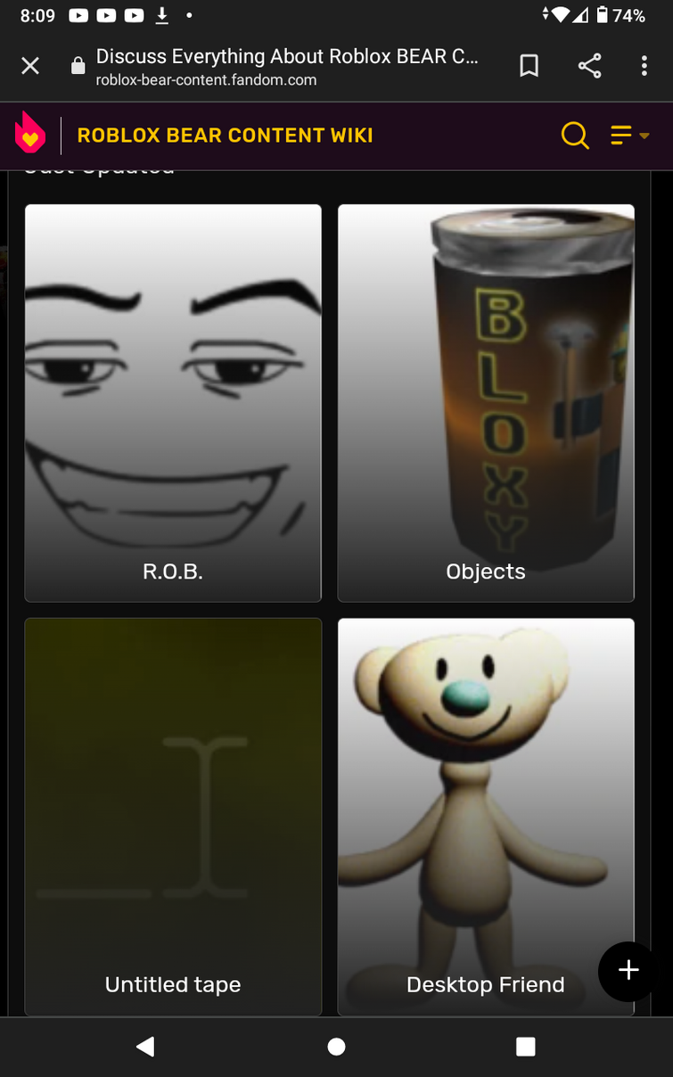 Desktop Friend, Roblox BEAR Wiki