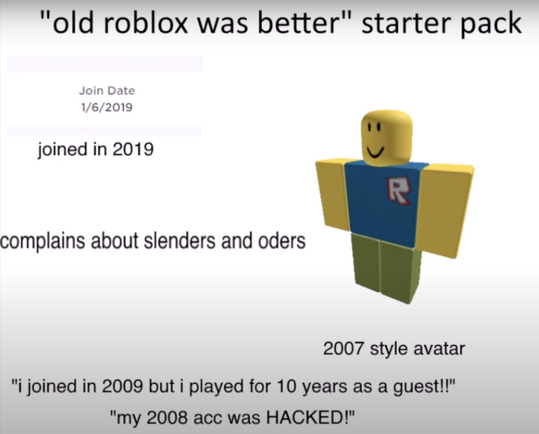 Old Roblox Client Game Clones Starter Pack - Imgflip