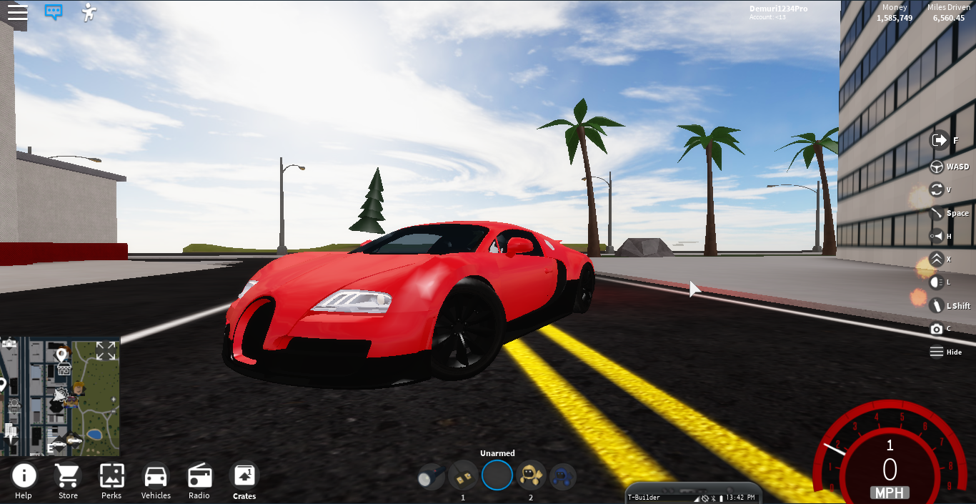 Roblox Vehicle Simulator Bugatti