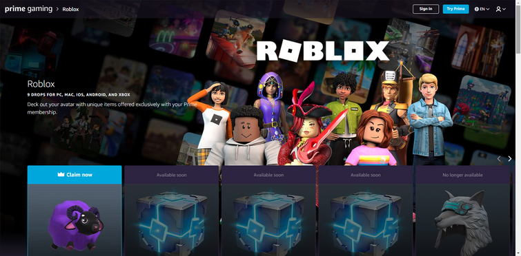 Prime Gaming members get free items for Roblox! - Pro Game Guides