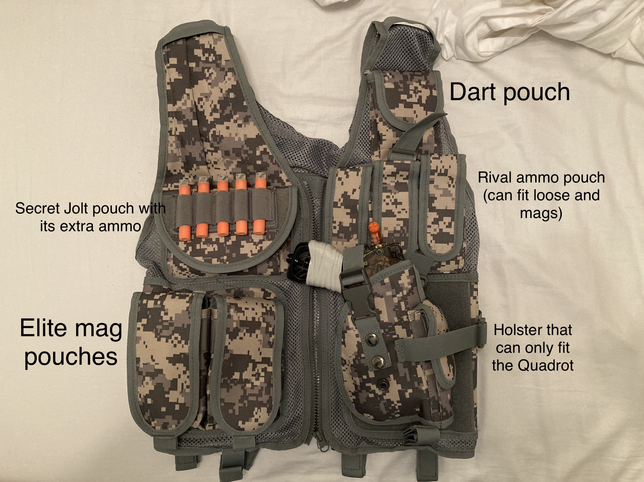 Basic Nerf's 2014 Nerf War Loadout (MOLLE Version)