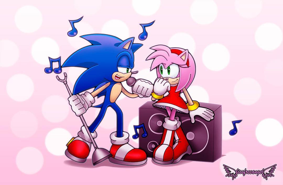 Qual sera a música que sonic está cantando para a amy?