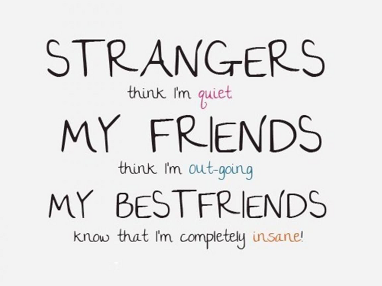 So true. Strangers to friends n friends to best friends. ..