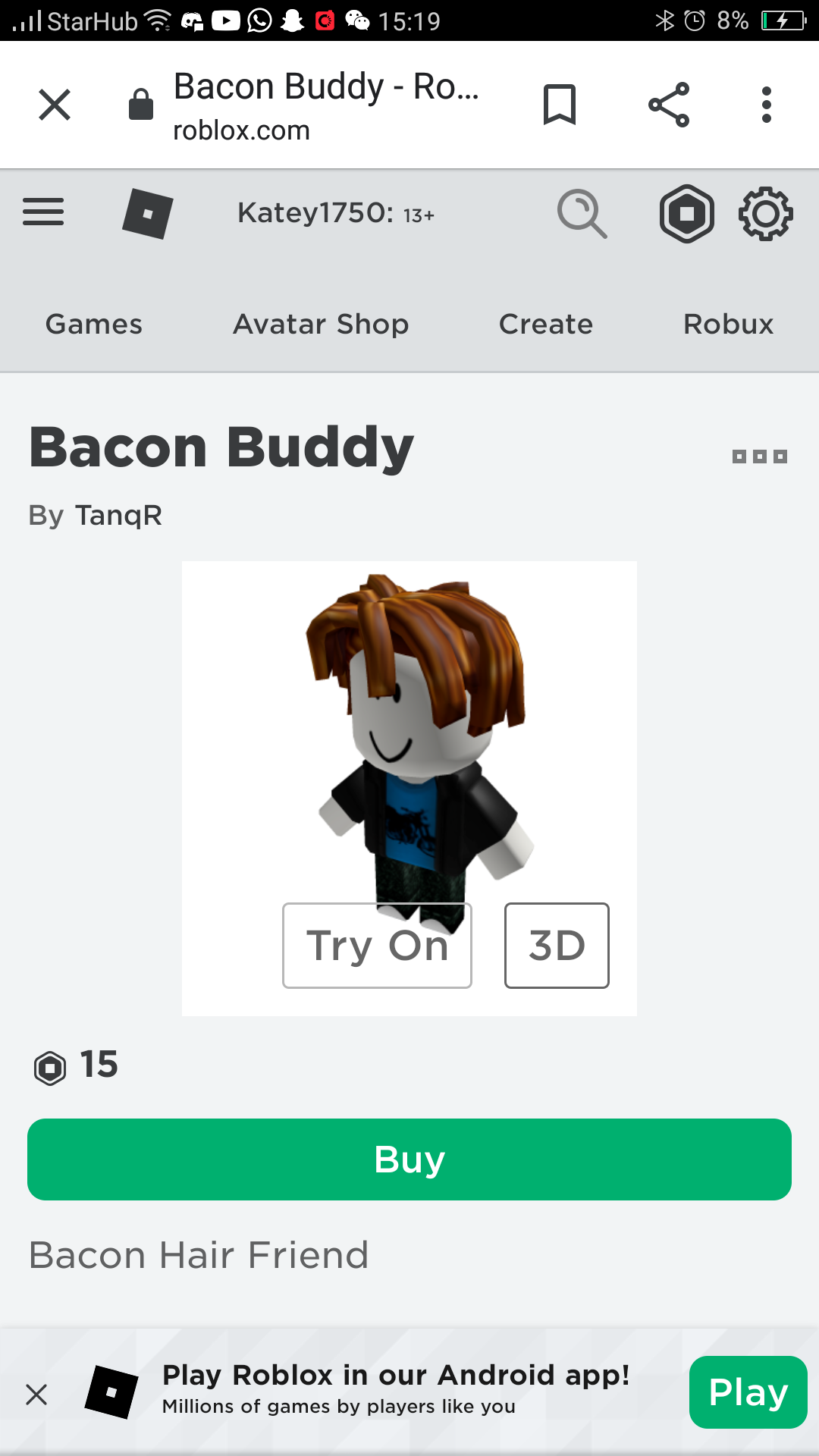 RoBLox BaCoN mAn