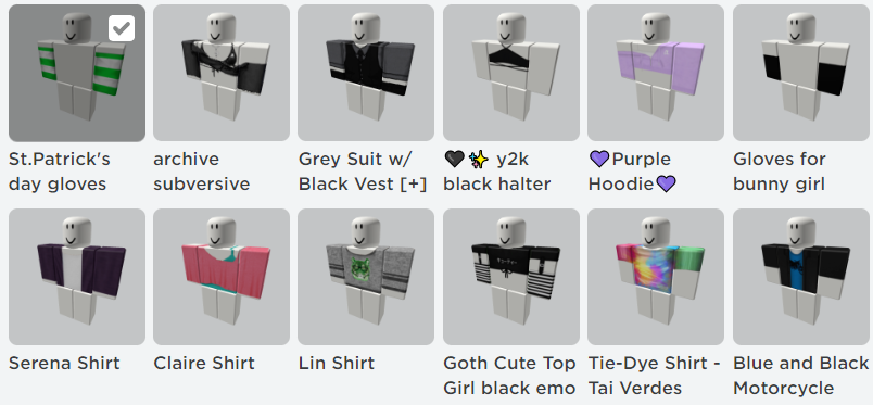 emo/goth girl clothing roblox id codes 