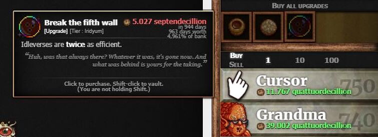 Breaking Cookie Clicker