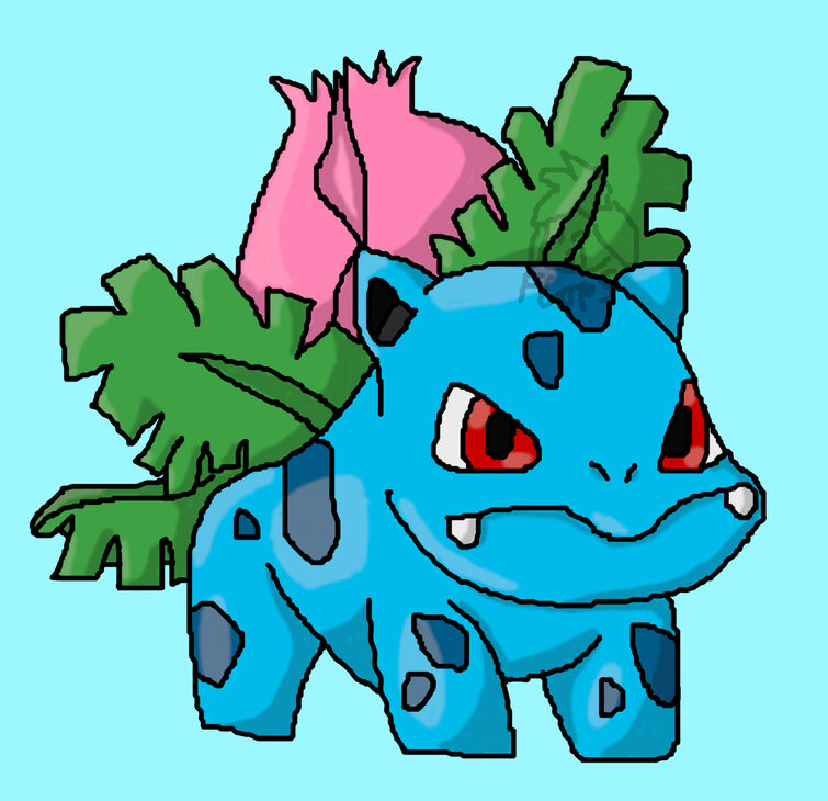 Pixilart - shiny bulbasaur by Anonymous