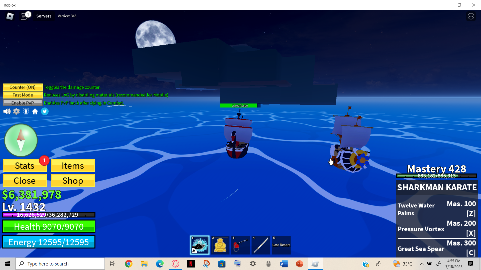 This right here is the inside of the Cursed Ship Fandom