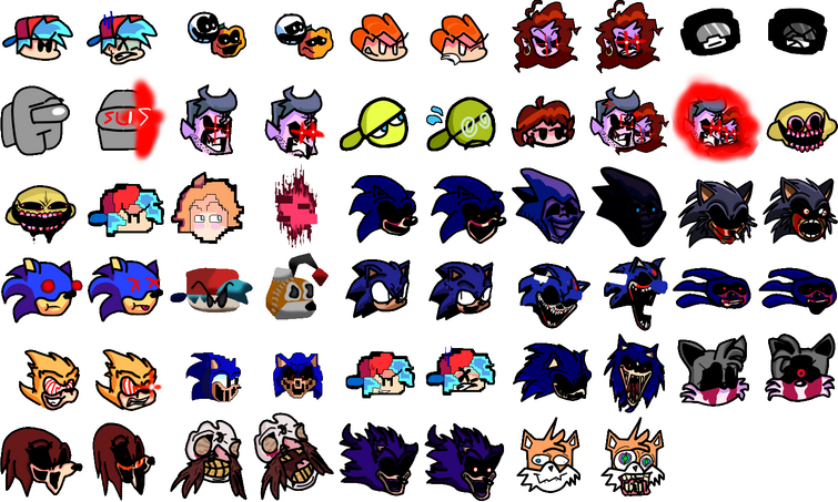 Icon Grid de el mod de Sonic.EXE | Fandom