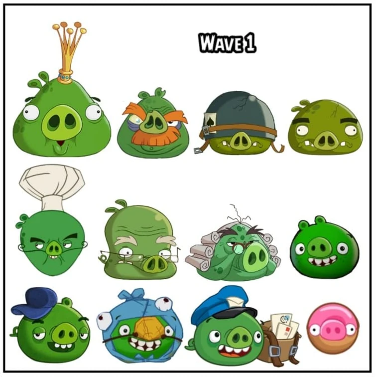the Pigs from wave 1 of Angry Birds franchise by Jakks Pacific Fandom