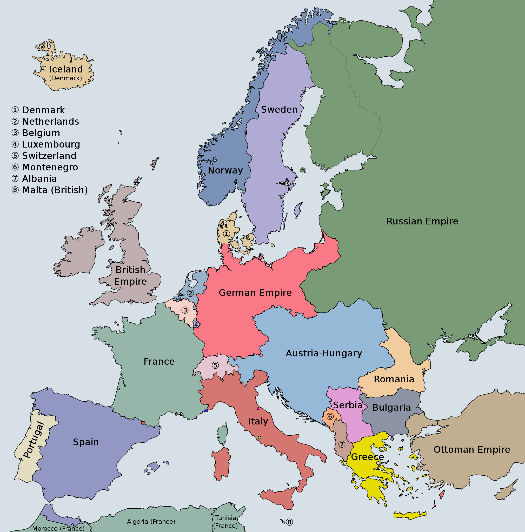 Before Ww1 Map Of Europe Emilia Natividad
