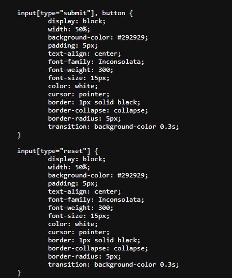 How can I improve this submit and reset button, I made with CSS? | Fandom