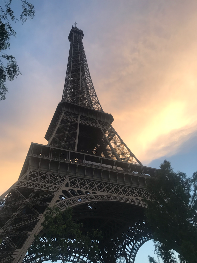I was recently in France and I got this picture of the Eiffel Tower