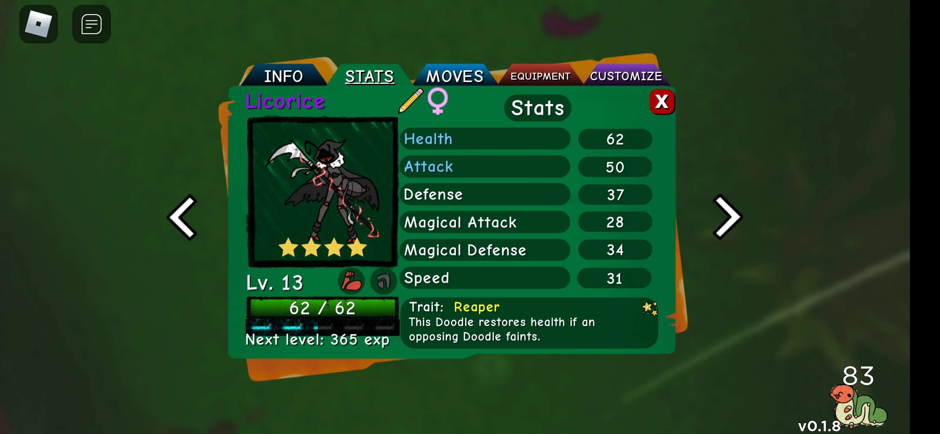 Licorice Cookie is so good, they added it to a roblox game similar to