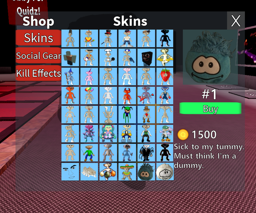 Roblox Bear Halloween Skins League