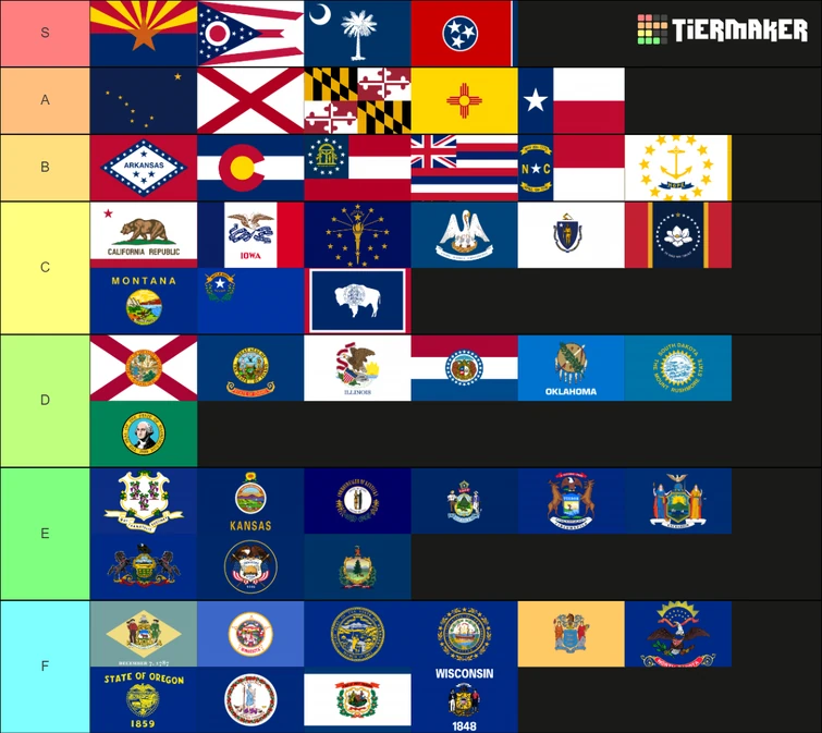 State Flag Tier List Fandom