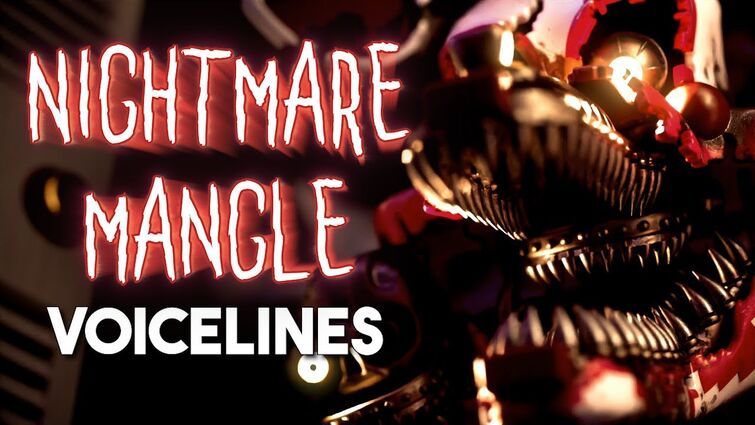 FNaF All Nightmares Characters Voice Lines Animated 