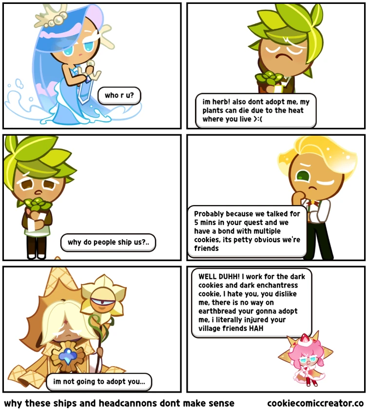 a comic based on why i dont think these hc would work Fandom