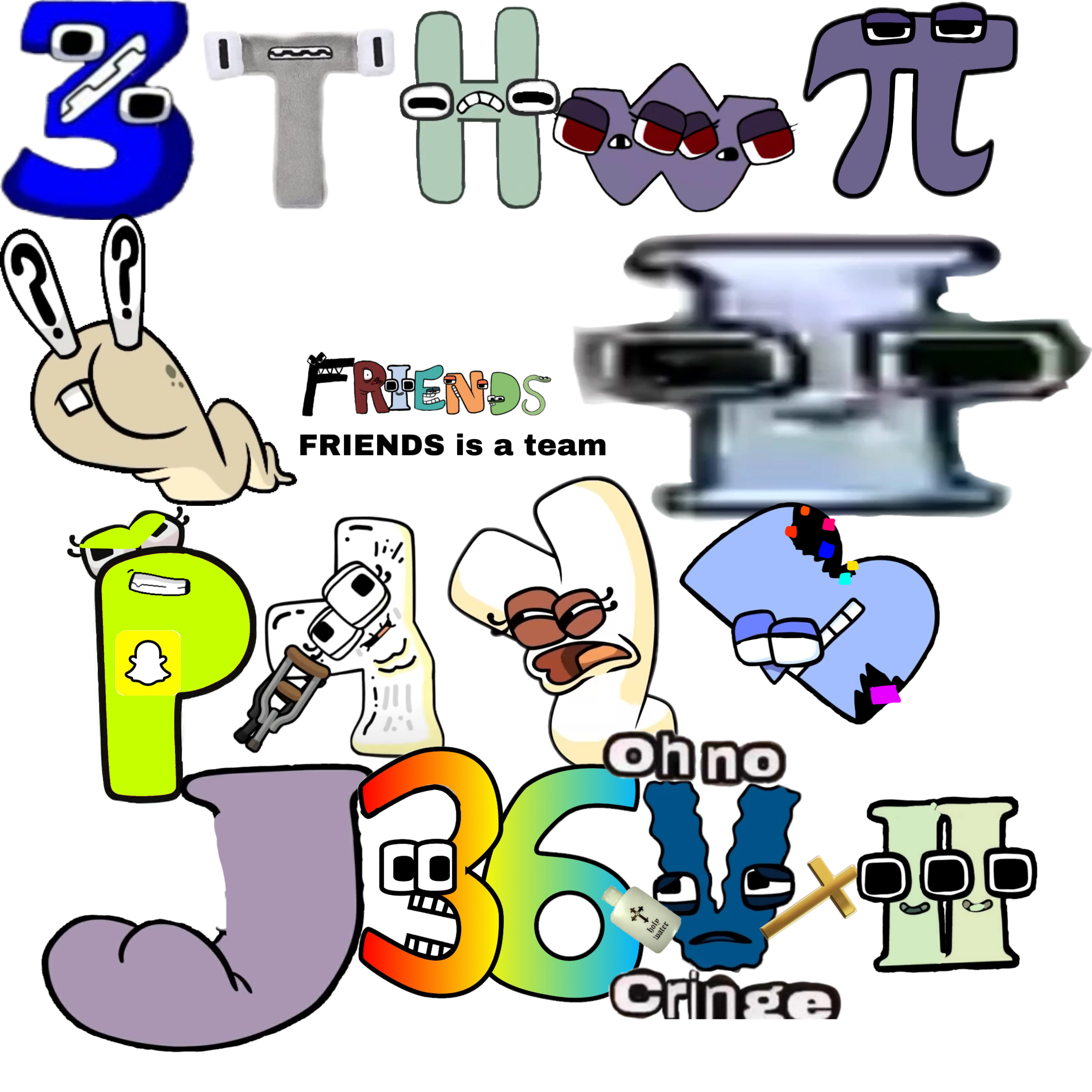 Alphabet Lore But Everyone is Cringe 