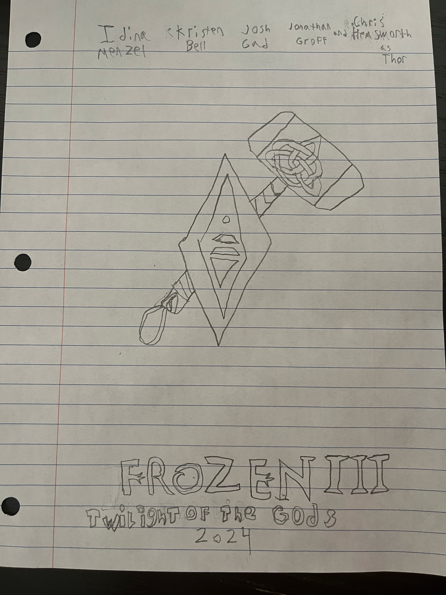 Frozen 3 fan poster