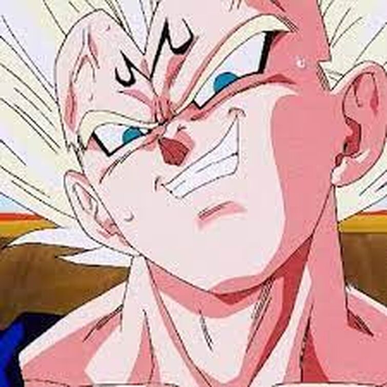 majin vegeta smile