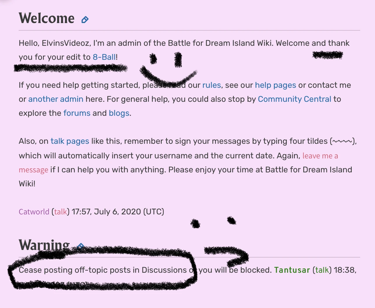 Thanks for the nice response! But, isn’t Off-Topic blocked? | Fandom