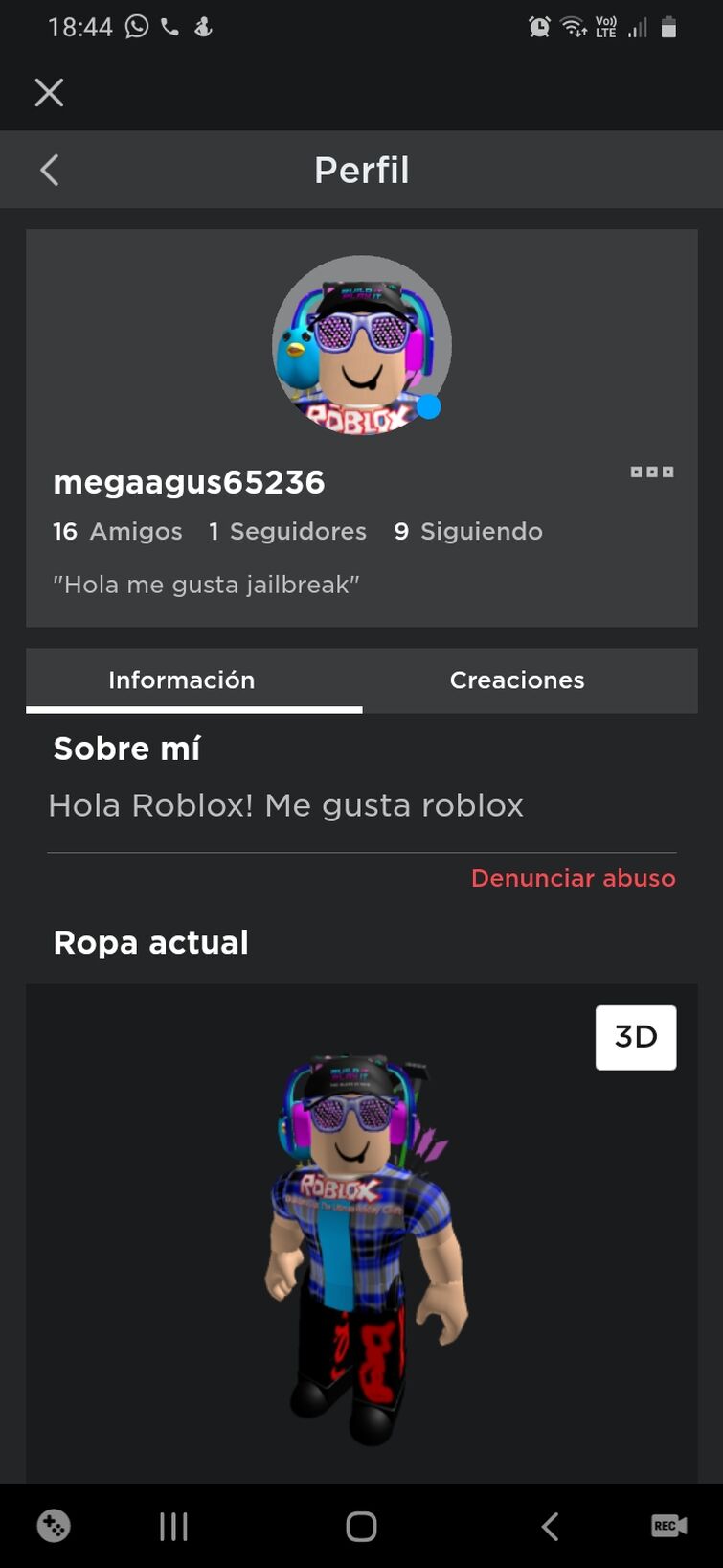 Me Gusta - Roblox