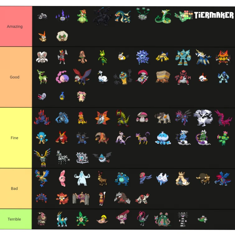 Pokemon black and white tier listDDD Fandom