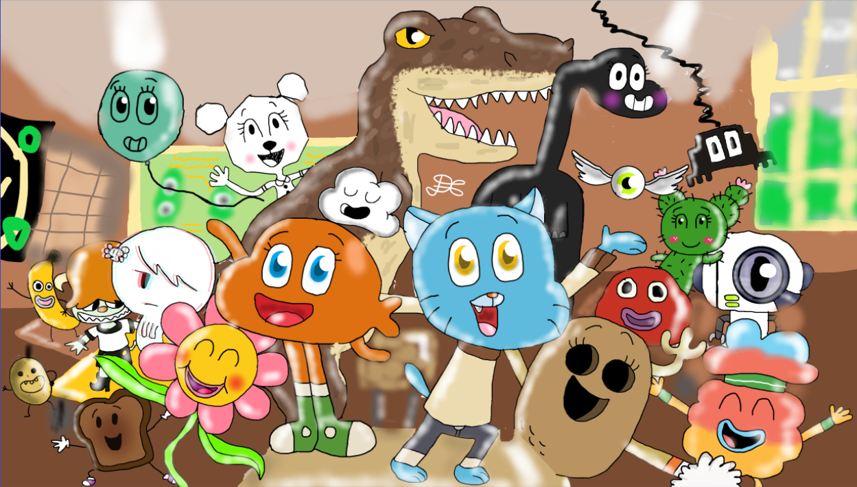 amazing world of gumball carrie wallpaper