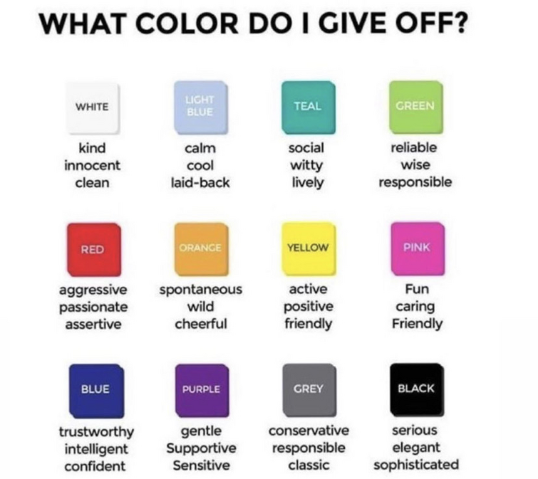 what color do i give off | Fandom