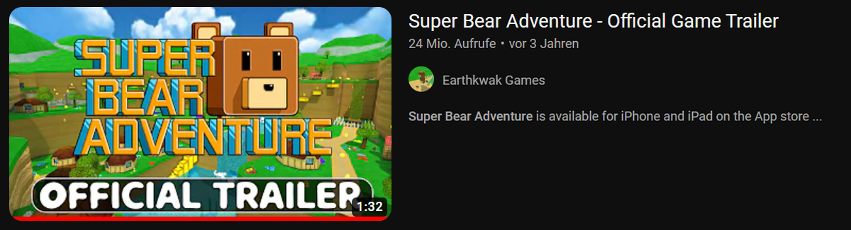 Super Bear Adventure - Speedrun