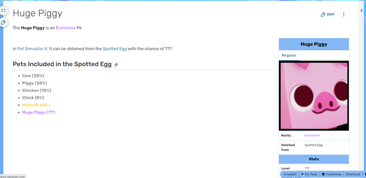 Piggy (Pet Simulator X), Pet Simulator Wiki, Fandom
