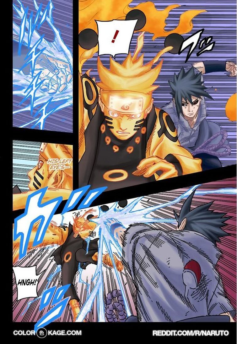 Naruto's Rasengan vs. Sasuke's Chidori, Naruto, Set 5