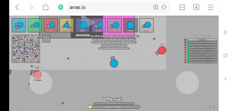 arras.io】UP在沙盒测试配点竟然发现了spike的一个奇特的feature