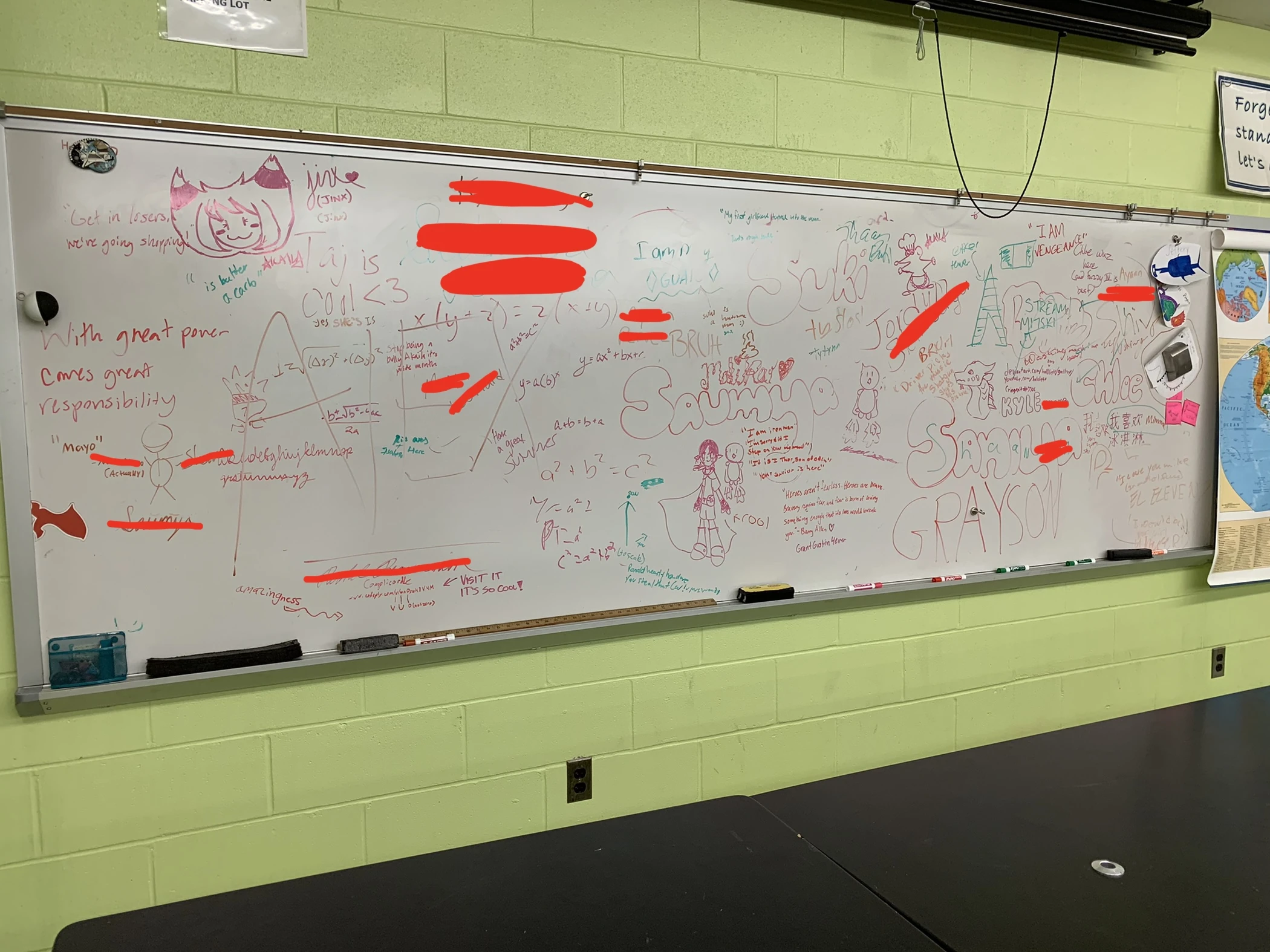 End of the year whiteboard art Fandom