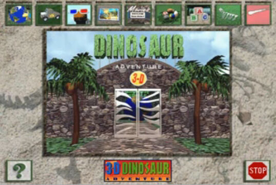 3D dinosaur adventure computer game! =