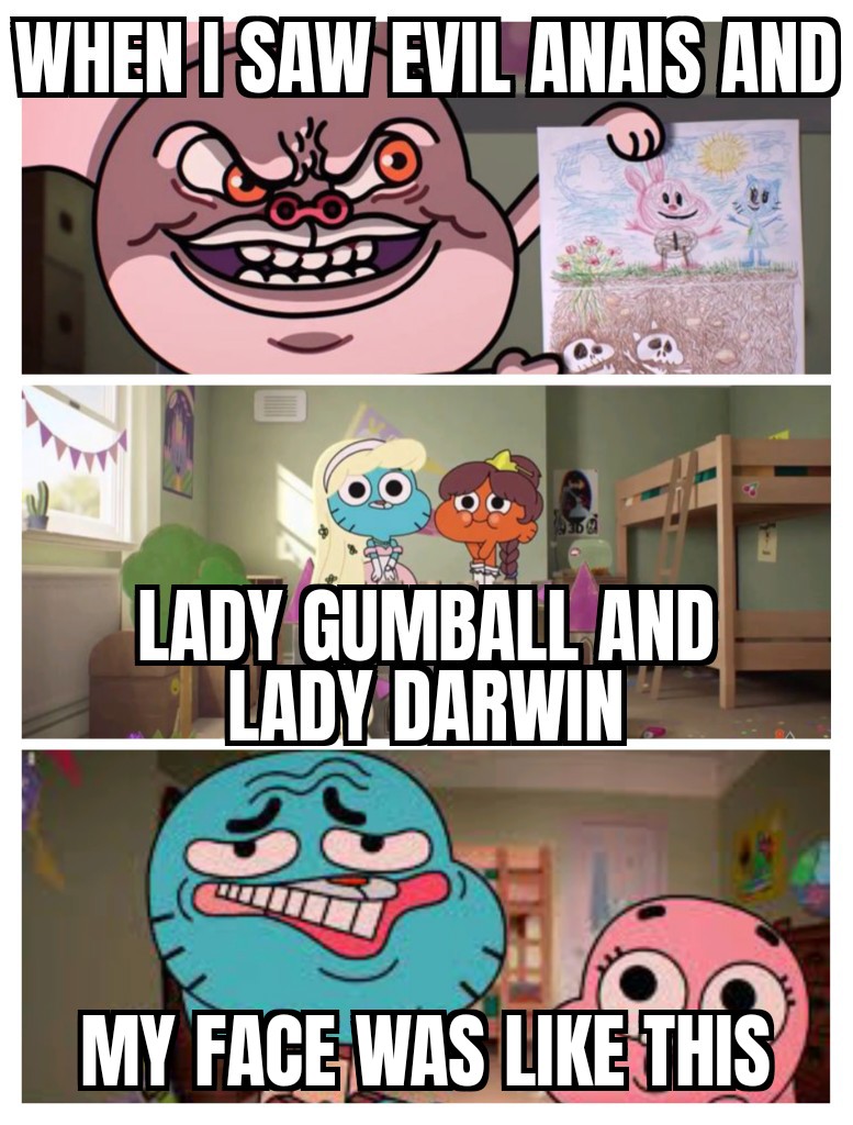 Darwin Amazing World Of Gumball Meme