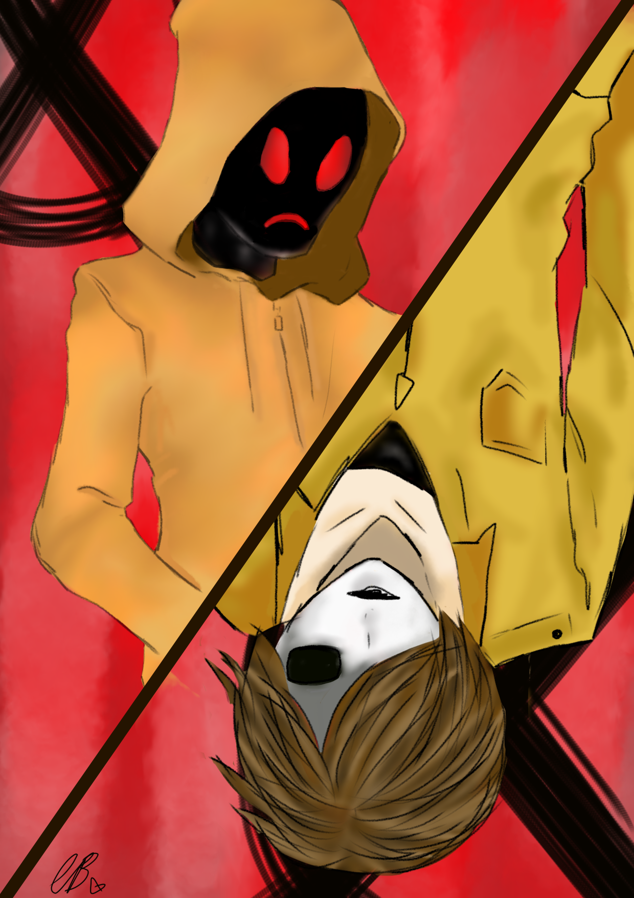 Creepypasta Hoodie and Masky