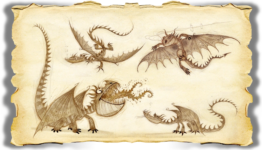 Все виды драконов из как приручить дракона с названиями и картинками на русском