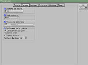 Préférences - Caméra (Wings)