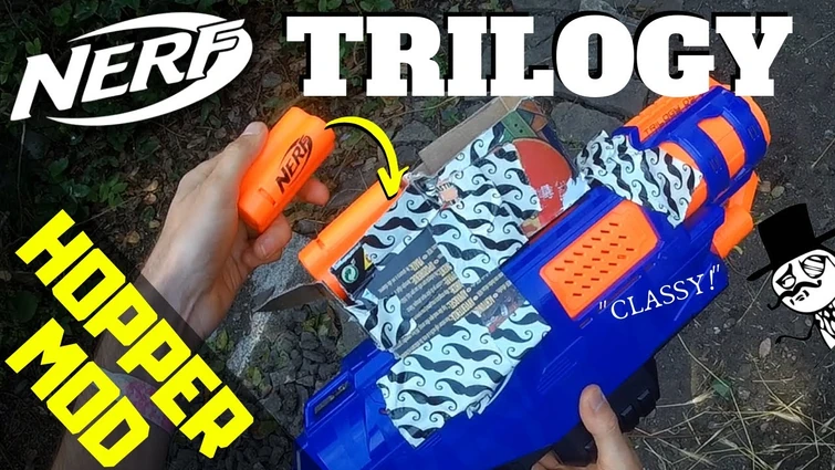 Nerf Elite Trilogy Mod: Shell Hopper Nerf Shotgun Hack to Make your Trilogy Shotgun Shotgunnier!