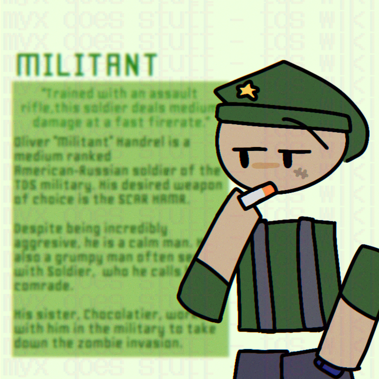 Militant/Gallery, Tower Defense Simulator Wiki