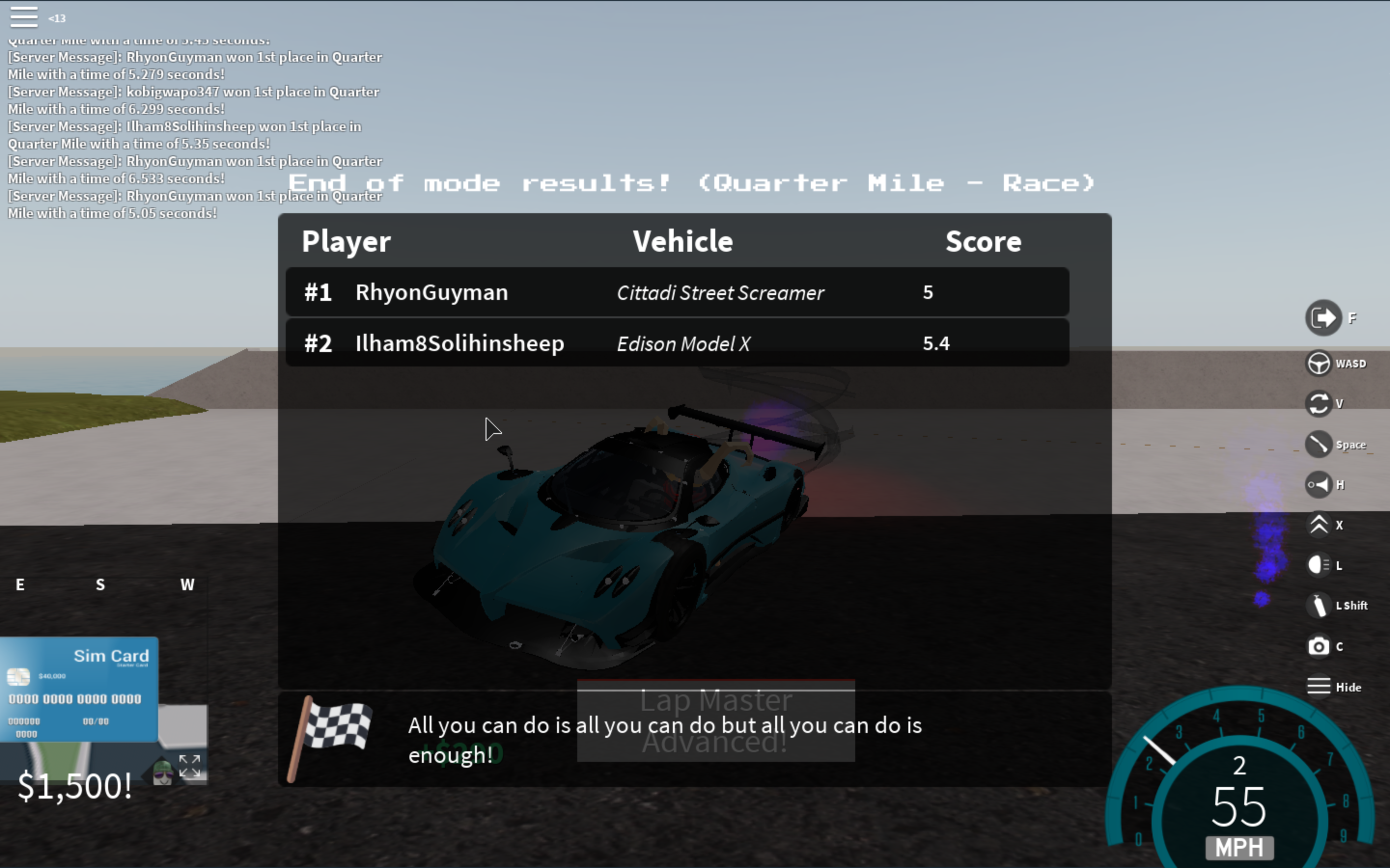 Zonda R Cittadi Street Screamer Fandom - fastest car vehicle simulator roblox