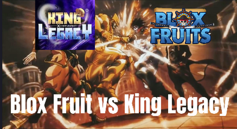 Rumble Blox Fruits vs King Legacy #bloxfruit #kinglegacy #rumble #e