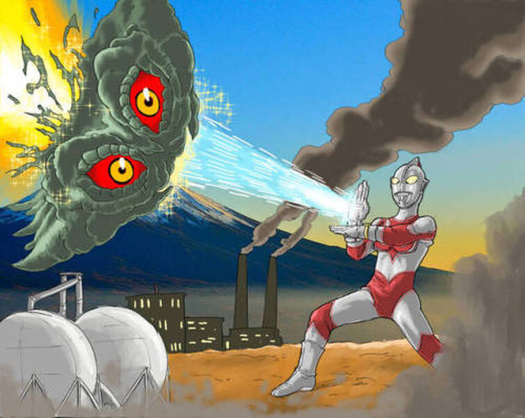 Ultraman Jack Vs Hedorah Drawing Fandom