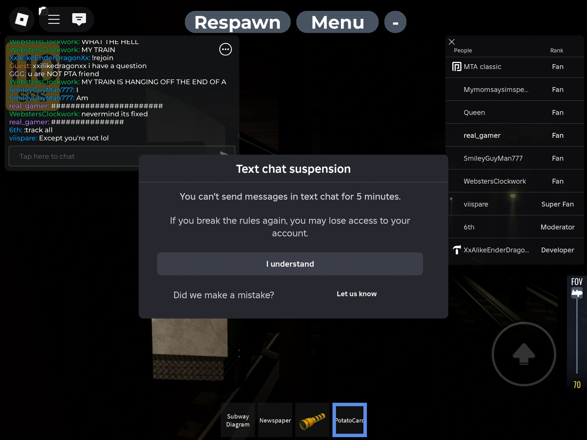 My text chat got suspended for no reason | Fandom