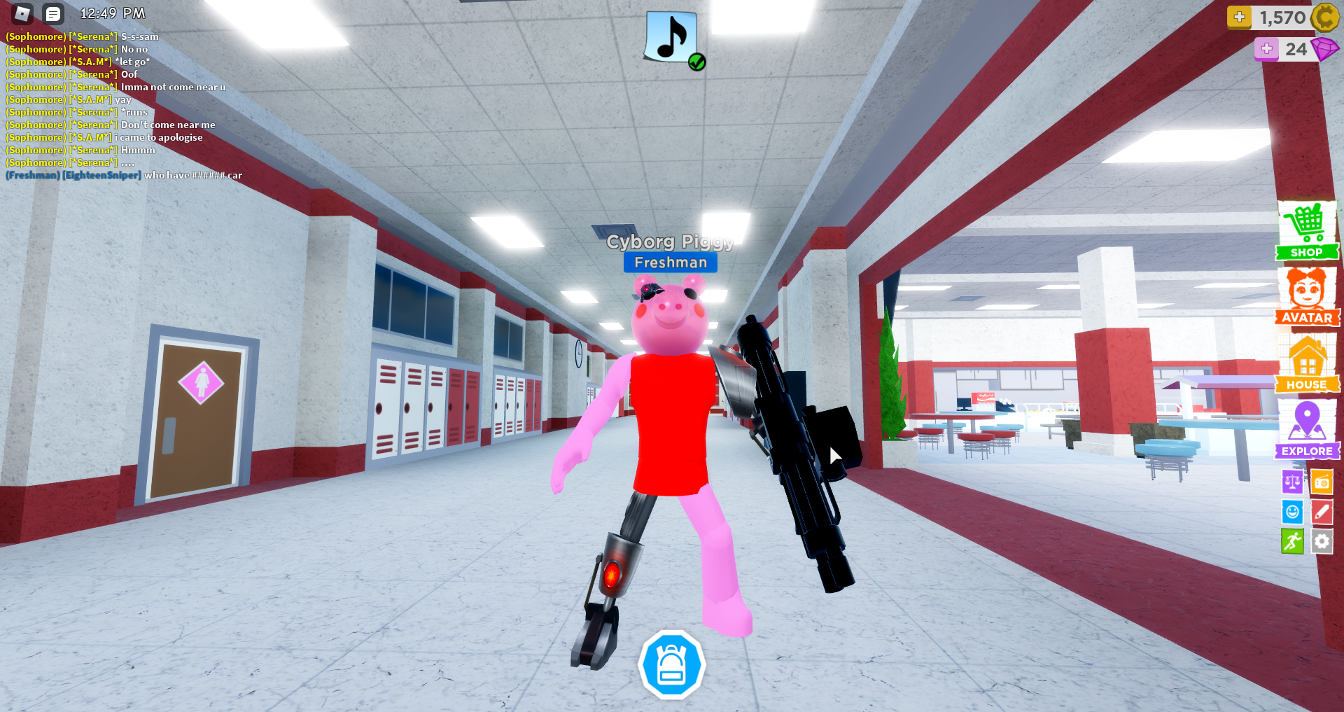 You Already See Cyborg Mr P But What About Cyborg Piggy Fandom - roblox piggy skins mr p